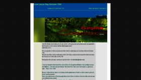 What Lovejesusdayoct25th.org website looked like in 2020 (4 years ago)