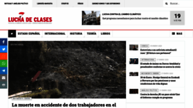 What Luchadeclases.es website looked like in 2020 (4 years ago)