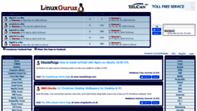 What Linuxguruz.org website looked like in 2020 (4 years ago)