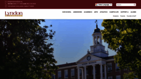 What Lyndoninstitute.org website looked like in 2020 (4 years ago)