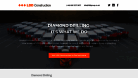 What Londondiamonddrilling.co.uk website looked like in 2020 (4 years ago)