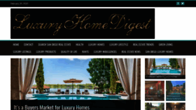 What Luxuryhomedigest.com website looked like in 2020 (4 years ago)