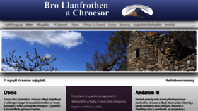 What Llanfrothenacroesor.org website looked like in 2020 (4 years ago)