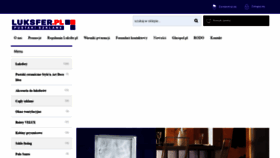 What Luksfer.pl website looked like in 2020 (4 years ago)