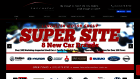 What Lancastermotors.com.au website looked like in 2020 (4 years ago)