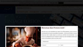What Lindt.fr website looked like in 2020 (4 years ago)