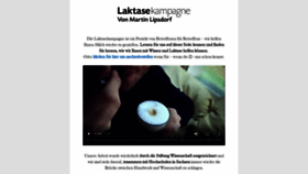 What Laktasekampagne.de website looked like in 2020 (4 years ago)