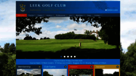 What Leekgolfclub.co.uk website looked like in 2020 (4 years ago)