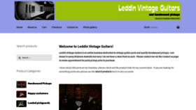 What Leddinvintageguitars.com website looked like in 2020 (4 years ago)