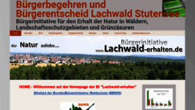 What Lachwald-erhalten.de website looked like in 2020 (4 years ago)