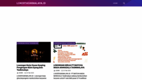 What Lokertasikmalaya.id website looked like in 2020 (4 years ago)