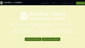 What Leadersforleaders.ca website looked like in 2020 (4 years ago)
