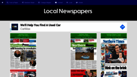 What Localnewspapers.today website looked like in 2020 (4 years ago)