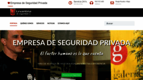 What Levantinadeseguridad.es website looked like in 2020 (4 years ago)