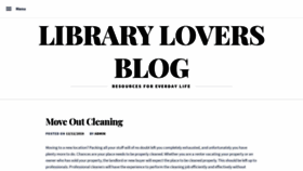 What Librarylovers.org.au website looked like in 2020 (4 years ago)