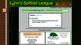 What Lynnssoftball.com website looked like in 2020 (4 years ago)