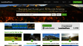 What Landandfarm.com website looked like in 2020 (4 years ago)