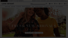 What Lanebryant.com website looked like in 2020 (4 years ago)