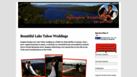 What Laketahoeweddinginfo.com website looked like in 2020 (4 years ago)