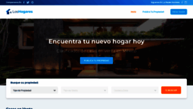What Loshogares.mx website looked like in 2020 (4 years ago)