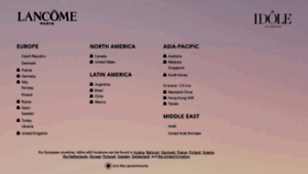 What Lancome.at website looked like in 2020 (4 years ago)