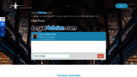 What Legaladvice.com website looked like in 2020 (4 years ago)