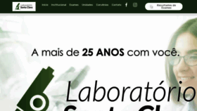 What Laboratoriosantaclaratb.com.br website looked like in 2020 (4 years ago)