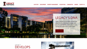 What Legacypartners.com website looked like in 2020 (4 years ago)