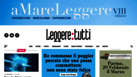 What Leggeretutti.net website looked like in 2020 (4 years ago)
