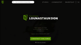 What Lounastauko.fi website looked like in 2020 (4 years ago)