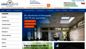 What Lichtkoepeltje.nl website looked like in 2020 (4 years ago)