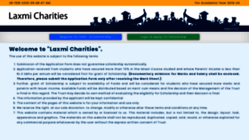 What Laxmicharities.in website looked like in 2020 (4 years ago)