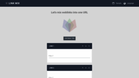 What Linkmix.co website looked like in 2020 (4 years ago)