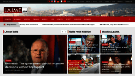 What Lajme.mk website looked like in 2020 (4 years ago)