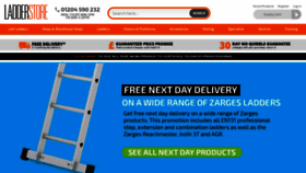 What Ladderstore.com website looked like in 2020 (4 years ago)
