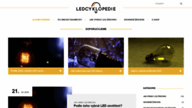 What Ledcyklopedie.cz website looked like in 2020 (4 years ago)