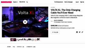 What Launch.voltacharger.com website looked like in 2020 (4 years ago)