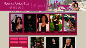 What Lepontdelamour.fr website looked like in 2020 (4 years ago)