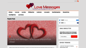 What Lovemessages.com.ng website looked like in 2020 (4 years ago)