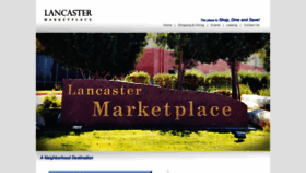 What Lancastermarketplace.com website looked like in 2020 (5 years ago)