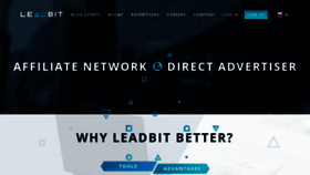 What Leadbit.biz website looked like in 2020 (4 years ago)