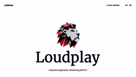 What Loudplay.io website looked like in 2020 (4 years ago)