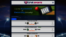 What Lyvesports.com website looked like in 2020 (4 years ago)
