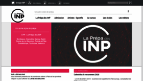 What La-prepa-des-inp.fr website looked like in 2020 (4 years ago)