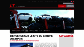What Logtrans-services.fr website looked like in 2020 (4 years ago)