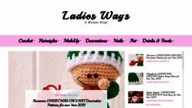 What Ladiesways.com website looked like in 2020 (4 years ago)