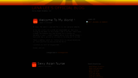 What Lanaleeblog.com website looked like in 2020 (4 years ago)