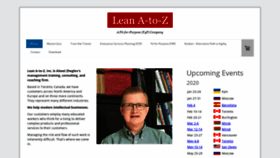What Leanatoz.com website looked like in 2020 (4 years ago)