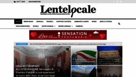 What Lentelocale.it website looked like in 2020 (4 years ago)