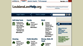 What Louisianalawhelp.org website looked like in 2020 (4 years ago)